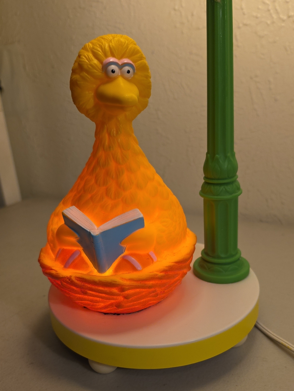 Vintage 70s Sesame Street Big Bird Lamp with serial number working condition - Picture 2 of 14